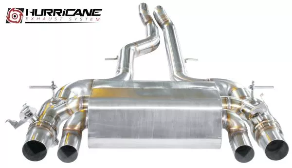 Hurricane Exhaust 3.5" Straight Pipe ECE Klappenanlage für BMW M4 F82 431PS